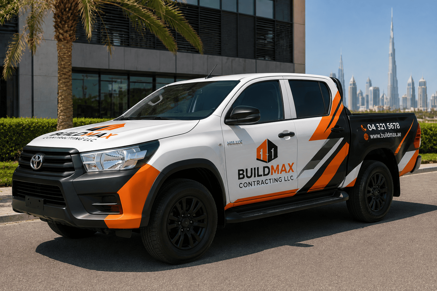 Van wrap branding Dubai